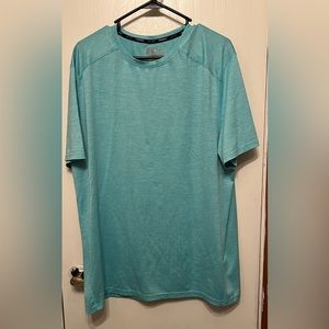 Men's Russell teal athletic shirt